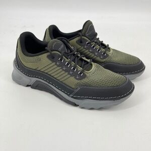 Rockport Mens Olive Green Mesh‎ Knit Sneakers Casual Shoes Size 8M
